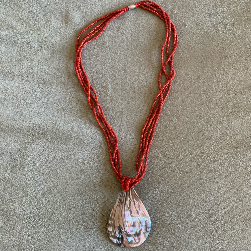 Handmade shell necklace